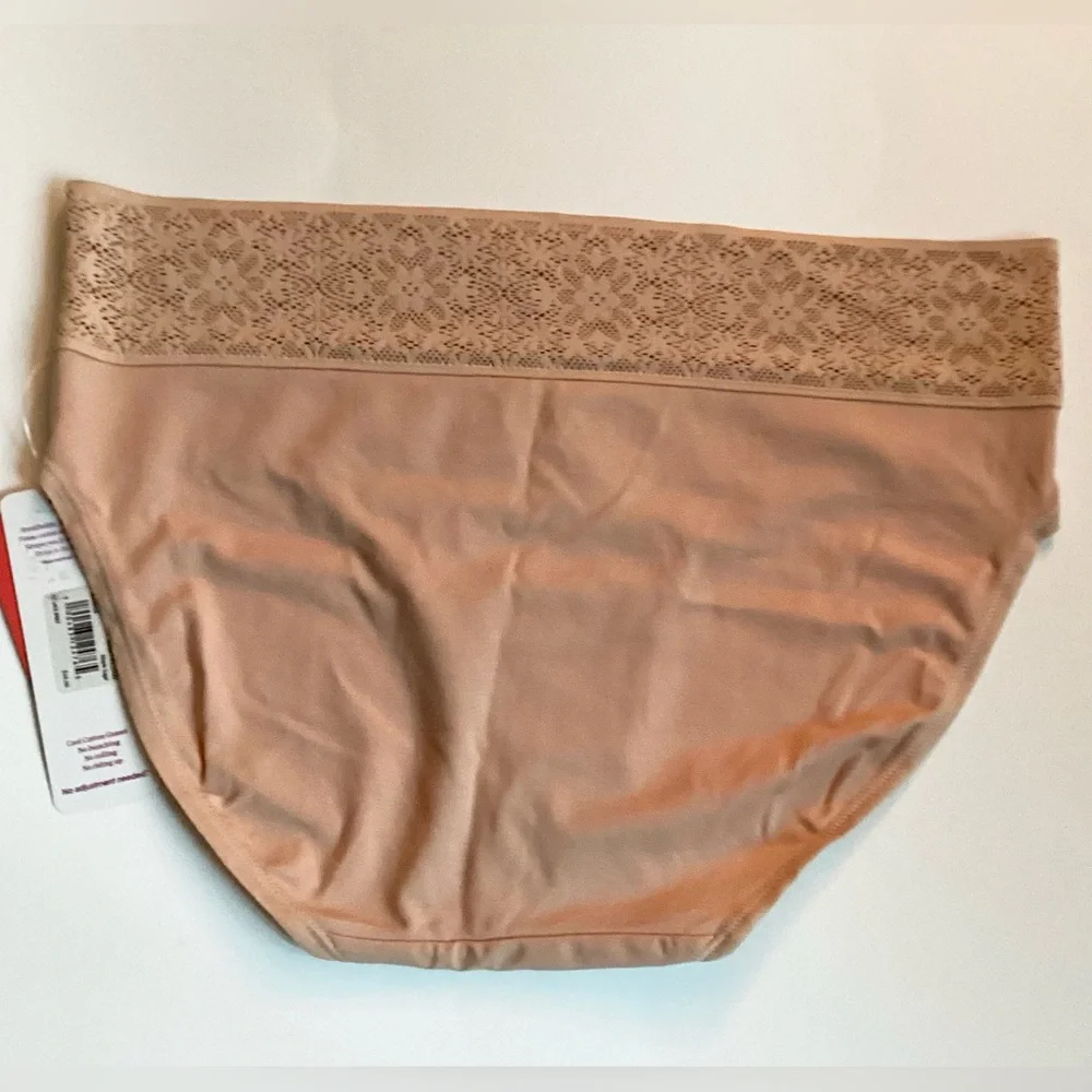💚 Sale 2 For $20.00 Tommy John Brief Lace Waistband Maple Sugar Small NWT - Picture 3 of 4